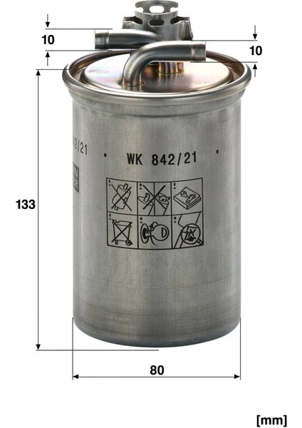 Wk 842/21 x - Yakıt Filtresi - Mann Fılter fiyatları
