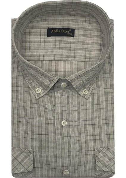 Büyük Beden Klasik Erkek Gömlek 7326