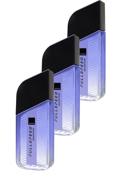 Full Speed Quantum Erkek Parfüm Edt 100ML Üçlü Paket