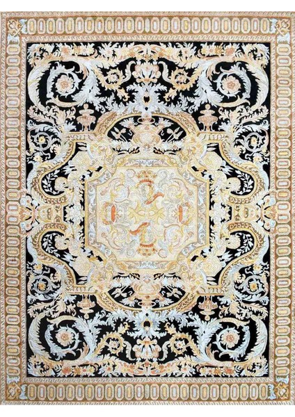 Barcelona Koleksiyonu Çok Renkli Karma Çiçek Motifi ve Geleneksel Desenli Vintage Dekoratif Halı 20 fiyatları