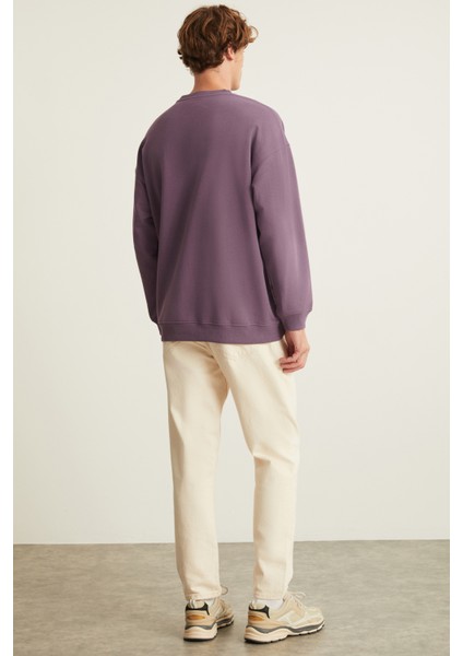 Ludım Erkek Mor Sweatshirt indirimleri