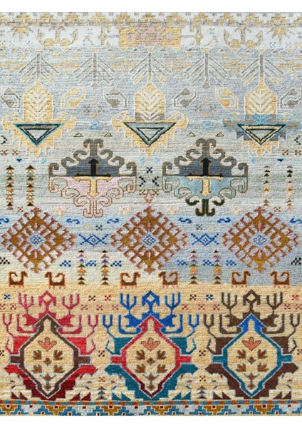 Barcelona Koleksiyonu Çok Renkli Geleneksel Motif Desenli Vintage Dekoratif Halı 28 fiyatları