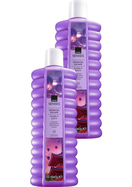 Senses Oriental Escape Portakal Çiçeği ve Paçuli Kokulu Banyo Köpüğü 500ML Ikili Set