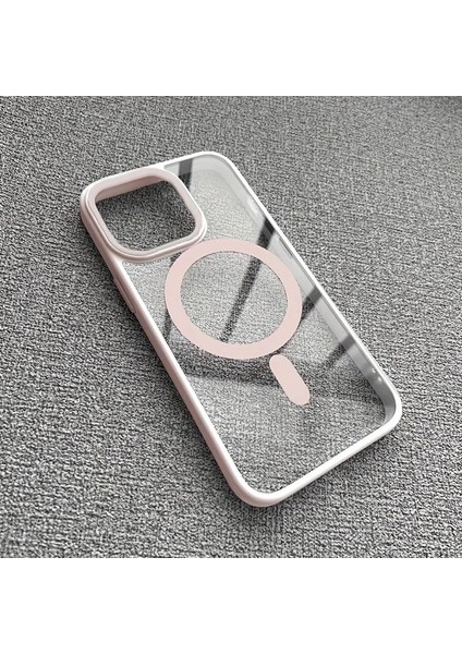 Iphone 15 Pro Max Uyumlu Kılıf Magsafe ve Şeffaf Lens Koruyuculu fırsatları