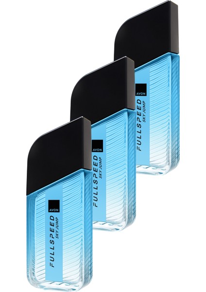 Full Speed Sky Jump Erkek Parfüm Edt 100ML Üçlü Paket