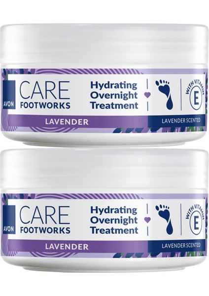 Footworks Lavanta Özlü Gece Uygulanan Bakım Kremi 150ML Ikili Paket