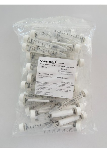 Standard Line Sterile Centrifuge Tubes