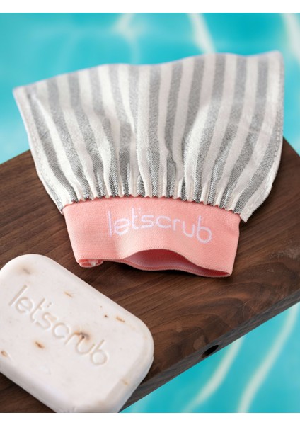 Premium Banyo Kesesi Gri Zebra Model Peeling Eldiveni %100 Floş Ipek Normal Ciltler Için 1 Adet indirimleri