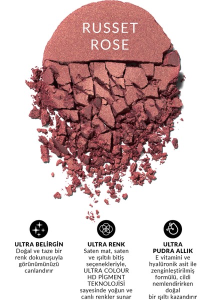 Ultra Colour Pudra Allık Russet Rose