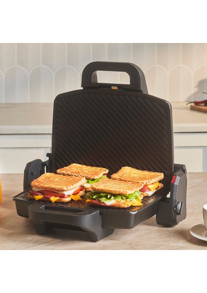 Future Essential Tost Makinesi Matte Black 1800 W 4 Dilim Kapasiteli