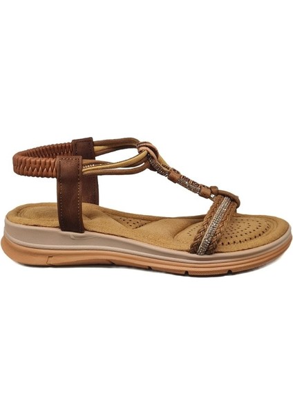 Taşlı Rahat Günlük Kadın Sandalet 815259-Z