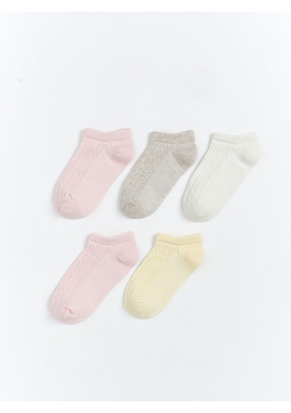 Yeni Sezon Basic Kiz Bebek Patik Corap 5'li - S5R530Z1