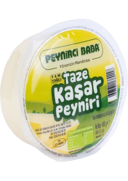 Taze Kaşar Peyniri 2 x 400 gr fiyatları