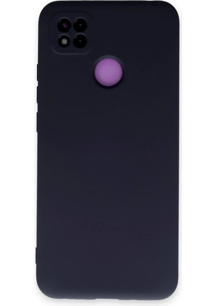 Newface Xiaomi Redmi 9c Kılıf Nano Içi Kadife Silikon - Lacivert