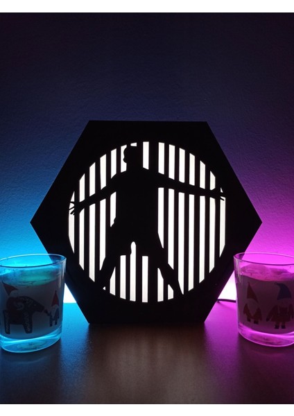 Modern Masaüstü Dekoratif Lamba, Şık ve Beyaz Tasarım