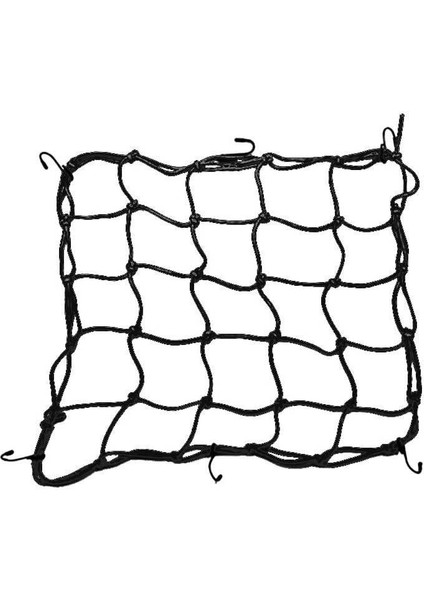 Siyah Kask Filesi Metal Kancalı