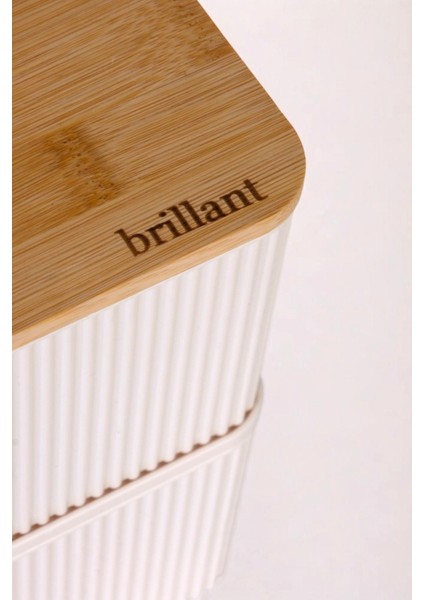 Zebra 2’li Bambu Kapaklı Lunch Box - 1 Lt + 1 Lt - Saklama Kabı Seti - Lastikli fırsatları