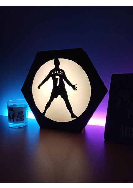 Cristiano Ronaldo Cr7 Sıu V3 Masaüstü Dekoratif Lamba, Şık ve Modern Tasarım fiyatları