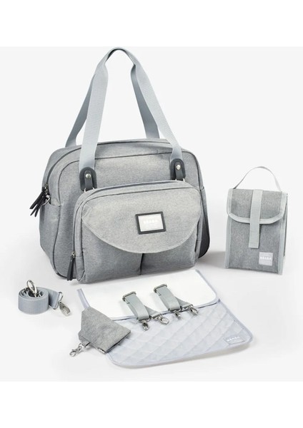 Geneva Iı Bebek Bakım Çantası Heather Gri 44X26X30 cm fiyatları