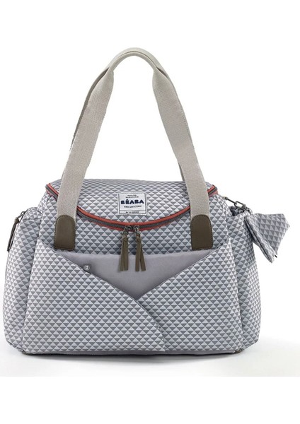 Sydney Iı Bebek Bakım Çantası Gri Desenli 44X26X27 cm