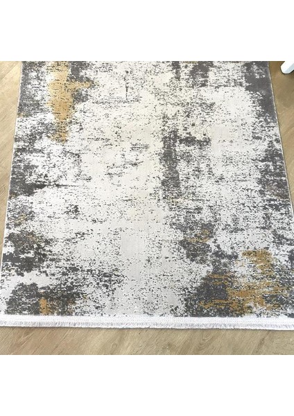 Viscoo 1001 Kaymaz Taban Modern Makine Sarı Halı fiyatları