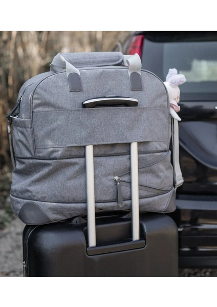 Amsterdam Değiştirme Çantası Heather Grey, Dayanıklı Pu Kumaş, Şık ve Fonksiyonel fiyatları