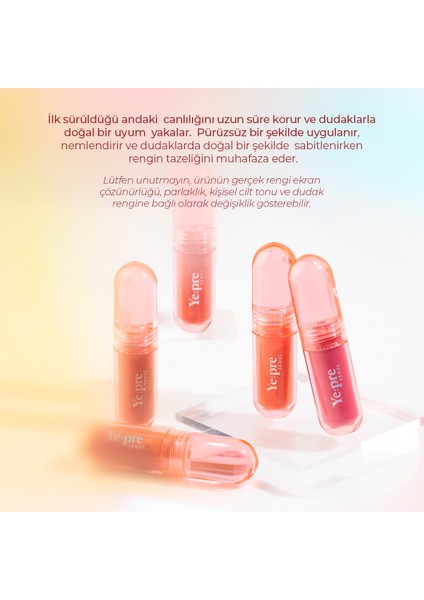Gün Boyu Kalıcı, Kadife Dokulu, Mat, Kore Lip Tint – Pretty Water Velvet Tint 2.6g 06 Neutral Rose
