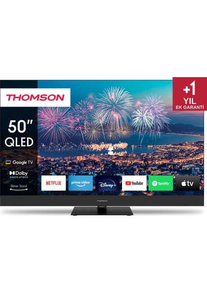 50QG6C14 50" 126 Ekran Uydu Alıcılı 4K Ultra HD Google Smart Qled Plus TV