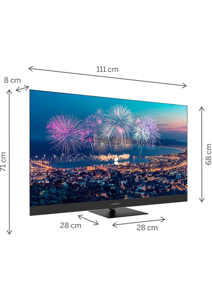 50QG6C14 50" 126 Ekran Uydu Alıcılı 4K Ultra HD Google Smart Qled Plus TV