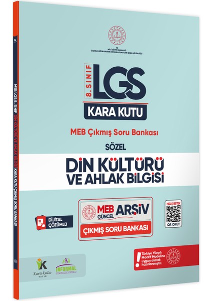 8. Sınıf LGS Din Kültürü ve Ahlak Bilgisinin Kara Kutusu Dijital Çözümlü Çıkmış Sor Bankası