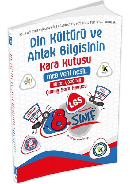 8. Sınıf LGS Din Kültürü ve Ahlak Bilgisinin Kara Kutusu Dijital Çözümlü Çıkmış Sor Bankası fiyatları