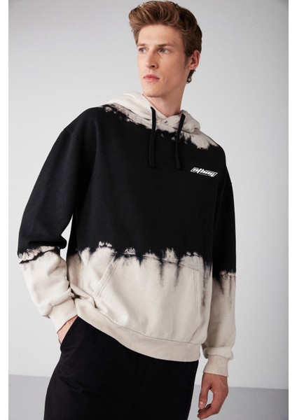 Astetıng Relaxed Oversize Siyah Sweatshirt