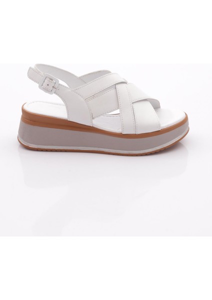 650-22229 Kadin Kalin Taban Sandalet