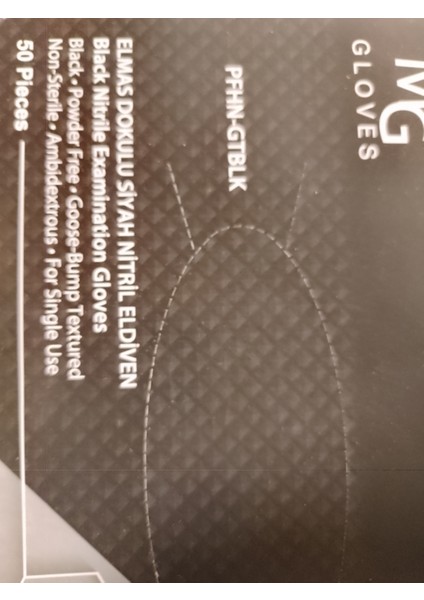 Master Force Balık Sırtı Nitril Eldiven (M Beden) 50'li Siyah mg gloves modelleri