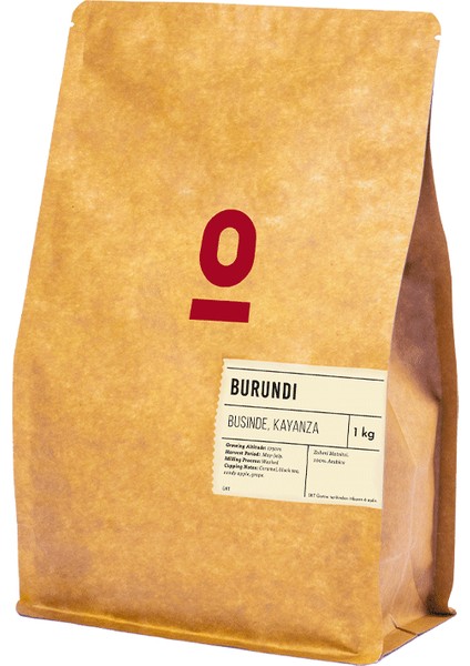 Burundi Businde Kayanza 1 kg – Yıkanmış, Karamel ve Meyve Aromalı Kahve fiyatları