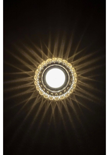 Renkli LED Çerçeve 1667, 4000K Kristal Cam Spot Kasa, Priz ve Anahtar Uyumlu fiyatları