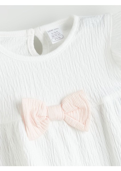 Yeni Sezon Kurdele Kiz Bebek Bluz ve Sort 2'li - S5K025Z1