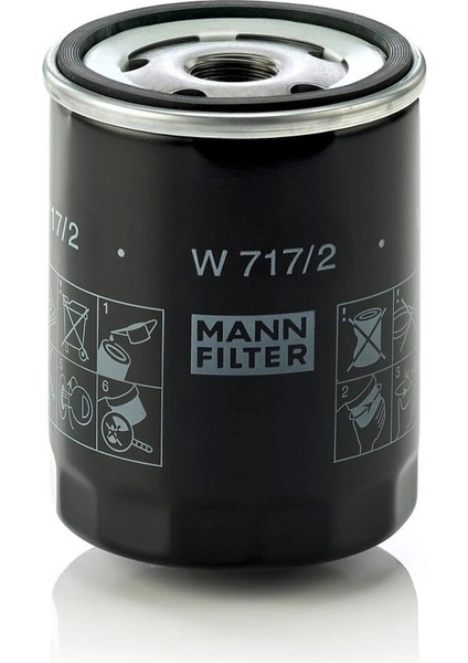 W 717/2 - Yağ Filtresi - Mann Fılter