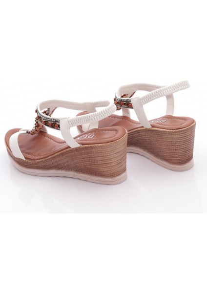 1041 Kadin Yüksek Topuk Çiçek ve Kelebek Desenli Sandalet modelleri