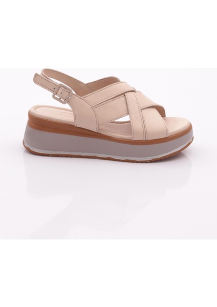 650-22229 Kadin Kalin Taban Sandalet