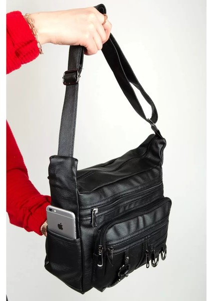 Kadın Çok Bölmeli Yıkama Deri Omuz Çapraz fırsatları