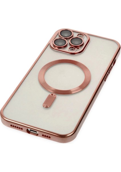 Newface iPhone 13 Pro Max Kılıf Kross Magneticsafe Kapak - Rose fırsatları