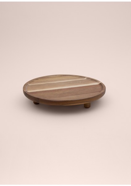 Natura Akasya Ayaklı Servis 32 cm fırsatları