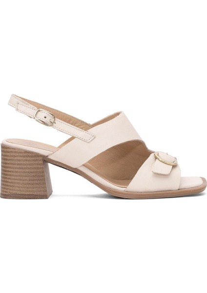 2510912Y Kadın Deri Sandalet