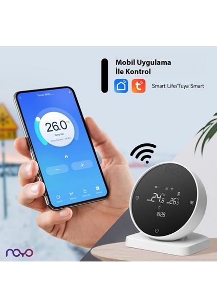 No.1 Akıllı Wifi Dijital Oda Termostatı modelleri