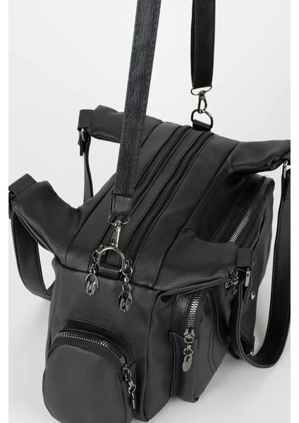 Kadın Çok Bölmeli Yıkama Deri El Omuz Çantası indirimleri