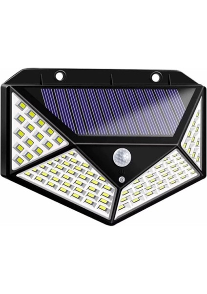 Renkli Hareket Sensörlü Duvar Lambası, 100 Led, Enerjik ve Şık Tasarım