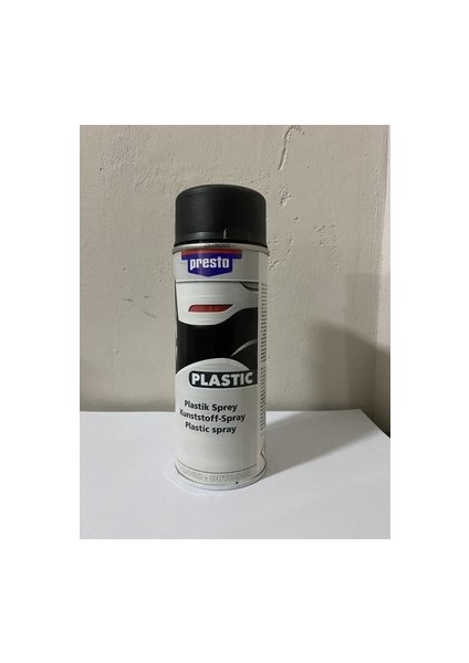 Sprey Boya Plastik Tampon Boyası 400 ml - Siyah -