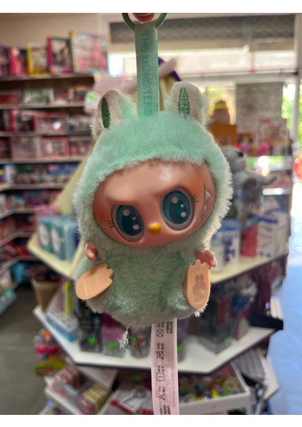 Labubu Peluş labubu anahtarlık