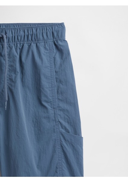 Erkek Çocuk Mavi Pull-On Hybrit Kargo Şort fiyatları